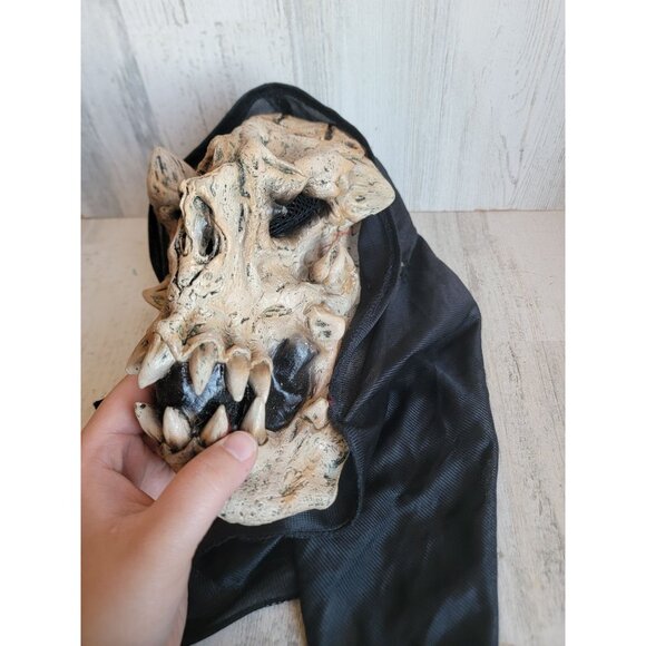 Scary skull skeleton adult costume mask scary Halloween skeleton - Picture 4 of 7